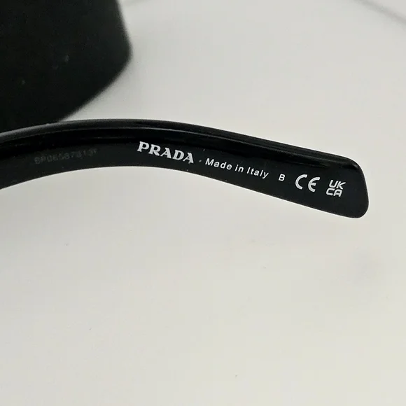 Prada Tortoise Shell Glasses PR07ZV Rectangle Eyeglasses RX Apprx -2.0 - Picture 9 of 11